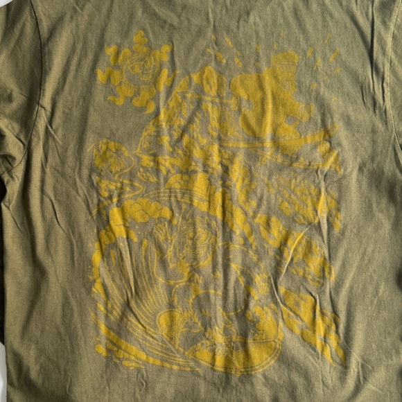 Mountain Hardwear Men’s Snow Yeti Graphic Tee Medium M Combat Green Long Sleeve - Picture 9 of 11